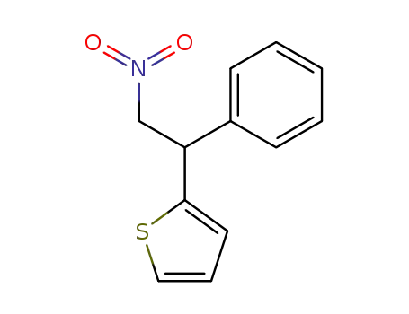 Molecular Structure of 117635-33-3 (Thiophene, 2-(2-nitro-1-phenylethyl)-)
