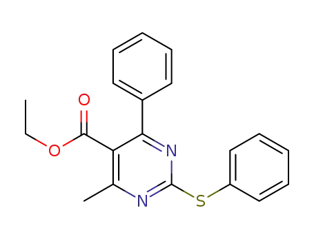 ethyl 4-methyl-6-phenyl-2-(phenylthio)pyrimidine-5-carboxylate