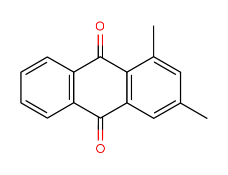 Molecular Structure of 3285-97-0 (1,3-dimethylanthracene-9,10-dione)