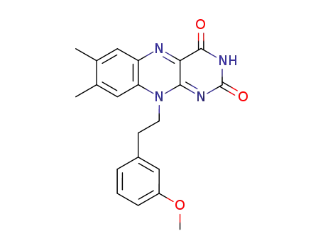 10-[2-(3-Methoxy-phenyl)-ethyl]-7,8-dimethyl-10H-benzo[g]pteridine-2,4-dione
