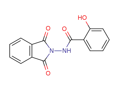 Molecular Structure of 57187-42-5 (N-[2-(1,3-Dihudro-1,3-dioxo-2H-isoindolys)]2-hydroxybenzoylamide)