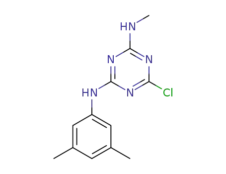 Molecular Structure of 1402920-06-2 (2-mexylamino-4-methylamino-6-chloro-1,3,5-triazine)