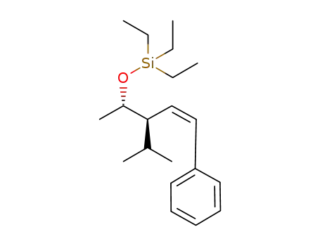triethyl (Z,2S,3R)-(3-isopropyl-5-phenylpent-4-en-2-yloxy)silane