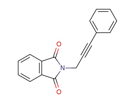 Molecular Structure of 4656-94-4 (1H-Isoindole-1,3(2H)-dione, 2-(3-phenyl-2-propynyl)-)