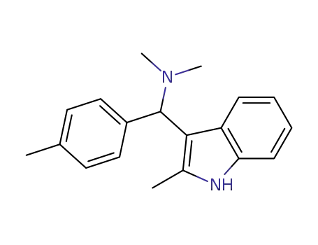 dimethyl-[(2-methyl-1H-indol-3-yl)-p-tolyl-methyl]-amine