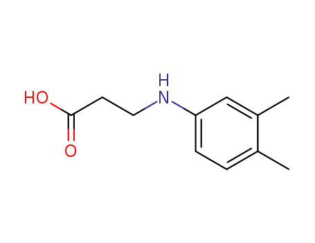 Molecular Structure of 36053-82-4 (B-ALANINE, N-(3,4-DIMETHYLPHENYL)-)