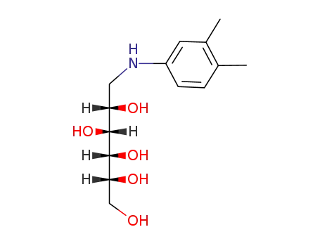Molecular Structure of 98843-22-2 (6-(3.4-dimethyl-anilino)-L-<i>gulo</i>-hexanepentol-(1.2.3.4.5))
