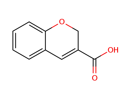 Molecular Structure of 22649-28-1 (2H-CHROMENE-3-CARBOXYLIC ACID)