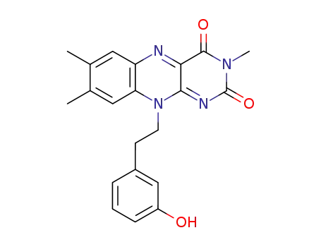 3,7,8-trimethyl-10-(3-hydroxyphenethyl)isoalloxazine
