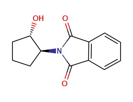 Molecular Structure of 223761-82-8 (2-((1S,2S)-2-hydroxycyclopentyl)isoindoline-1,3-dione)