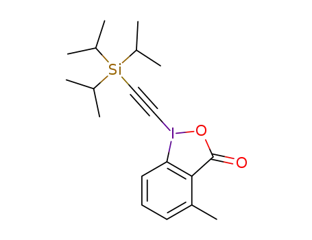 4-methyl-1-((triisopropylsilyl)ethynyl)-1λ<sup>3</sup>-benzo[d][1,2]iodoxol-3(1H)-one