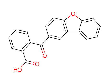 Molecular Structure of 56260-28-7 (Benzoic acid, 2-(2-dibenzofuranylcarbonyl)-)