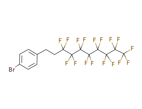 Molecular Structure of 195324-88-0 (1-BROMO-4-(1H,1H,2H,2H-PERFLUOROPENTYL)BENZENE)