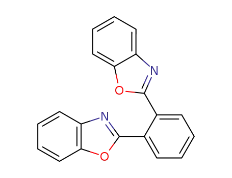 Molecular Structure of 2442-21-9 (2,2'-(o-Phenylene)bisbenzoxazole)