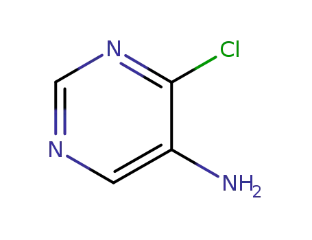 Molecular Structure of 54660-78-5 (5-AMINO-4-CHLOROPYRIMIDINE)