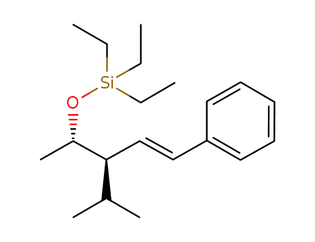 triethyl (E,2S,3R)-(3-isopropyl-5-phenylpent-4-en-2-yloxy)silane