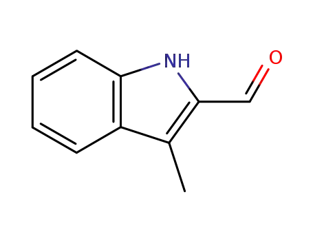 Molecular Structure of 5257-24-9 (3-METHYL-1H-INDOLE-2-CARBALDEHYDE)