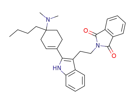 2-(2-(2-(4-butyl-4-dimethylaminocyclohex-1-enyl)-1H-indol-3-yl)-ethyl)isoindol-1,3-dione