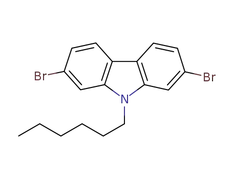 2,7-Dibromo-9-hexylcarbazole