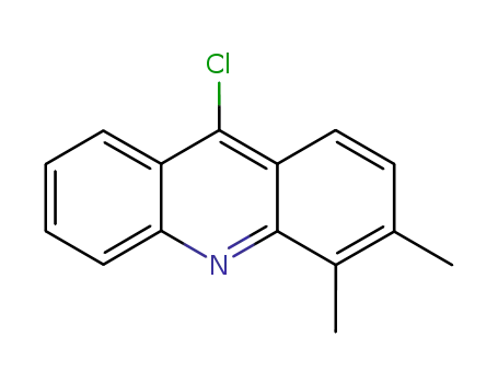 Molecular Structure of 6514-58-5 (9-chloro-3,4-dimethylacridine)