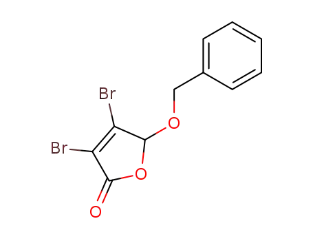Molecular Structure of 103502-52-9 (5-benzyloxy-3,4-dibromo-2-(5H)-furanone)