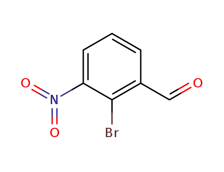 Molecular Structure of 90407-21-9 (2-BroMo-3-nitrobenzaldehyde)