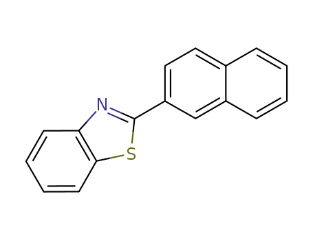 Molecular Structure of 56048-51-2 (2-Naphthalen-2-yl-benzothiazole)