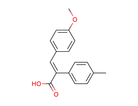 3<i>t</i>-(4-methoxy-phenyl)-2-<i>p</i>-tolyl-acrylic acid