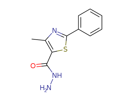 4-Methyl-2-phenyl-1,3-thiazole-5-carbohydrazide , 97%