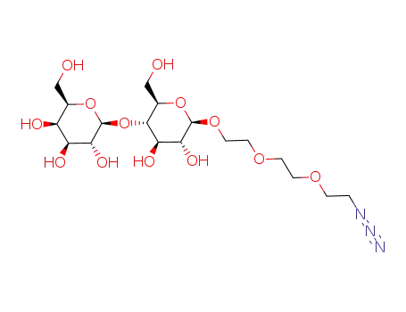 2-[2-(2-azidoethoxy)ethoxy]ethyl (β-D-galactopyranosyl)-(1->4)-β-D-glucopyranoside