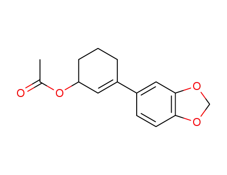 2-Cyclohexen-1-ol, 3-(1,3-benzodioxol-5-yl)-, acetate