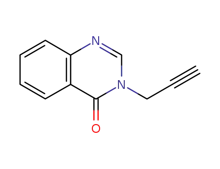 Molecular Structure of 16347-56-1 (3-(2-Propynyl)quinazolin-4(3H)-one)