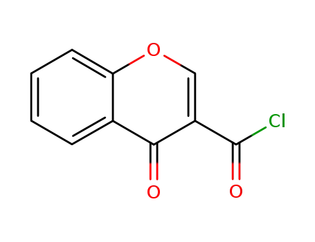 Molecular Structure of 39079-63-5 (4H-1-Benzopyran-3-carbonyl chloride, 4-oxo-)