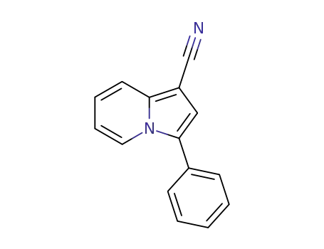 1-Indolizinecarbonitrile, 3-phenyl-