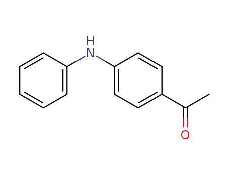 Molecular Structure of 23600-83-1 (1-(4-PHENYLAMINO-PHENYL)-ETHANONE)