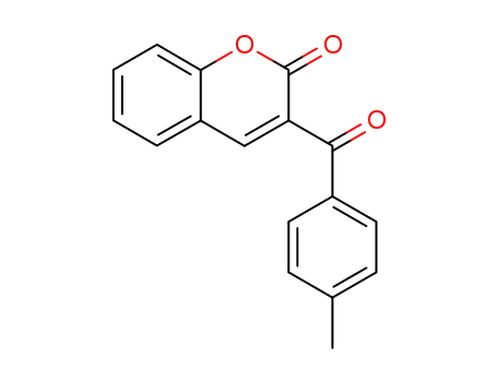 Molecular Structure of 82587-72-2 (3-(4-Methylbenzoyl)-2H-chroMen-2-one)