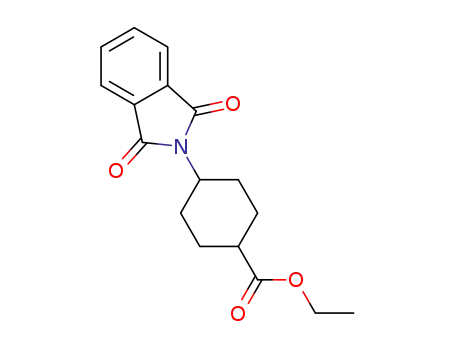 Cyclohexanecarboxylic acid,
4-(1,3-dihydro-1,3-dioxo-2H-isoindol-2-yl)-, ethyl ester