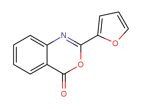 Molecular Structure of 20492-07-3 (2-(2-FURYL)-3,1-BENZOXAZIN-4(4H)-ONE)