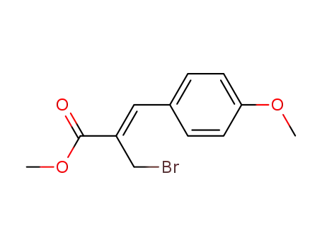 Molecular Structure of 213999-88-3 (methyl (2Z)-2-(bromomethyl)-3-(4-methoxyphenyl)prop-2-enoate)
