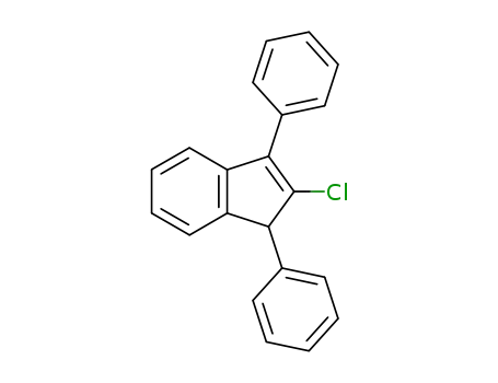Molecular Structure of 33027-38-2 (1H-Indene, 2-chloro-1,3-diphenyl-)