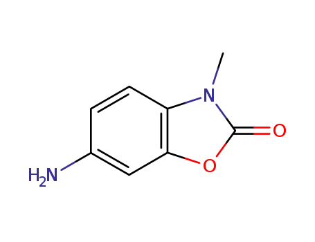 Molecular Structure of 99584-10-8 (6-Amino-3-methyl-1,3-benzoxazol-2(3H)-one, 90%)