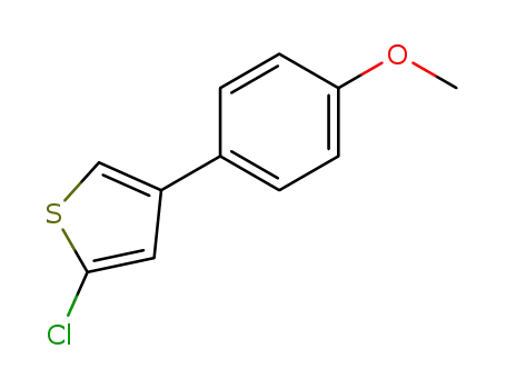 2-chloro-4-(4-methoxyphenyl)thiophene
