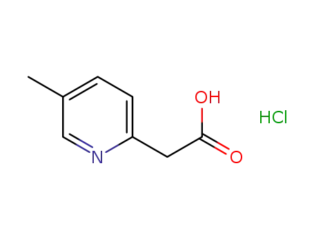 Molecular Structure of 848093-05-0 (2-Pyridineacetic acid, 5-methyl- (9CI))