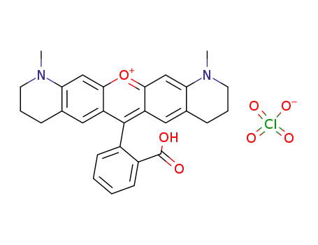 1,11-dimethyl-1,2,3,4,8,9,10,11-octahydro-6-(2-carboxyphenyl)-dipyrido[3,2-b:2'3'-i]xanthylium perchlorate