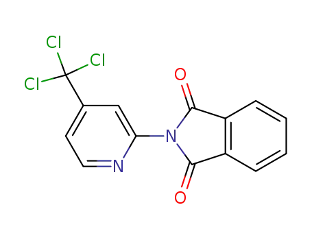 Molecular Structure of 106218-68-2 (1H-Isoindole-1,3(2H)-dione, 2-[4-(trichloromethyl)-2-pyridinyl]-)