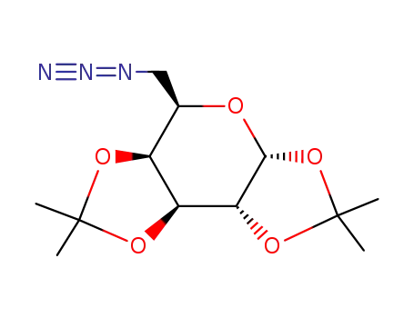 Molecular Structure of 4711-00-6 (6-AZIDO-6-DEOXY-1,2:3,4-DI-O-ISOPROPYLIDENE-D-GALACTOPYRANOSIDE)