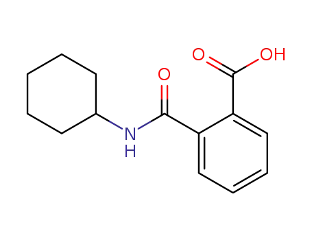 Molecular Structure of 19357-06-3 (N-CYCLOHEXYLPHTHALAMIC ACID)