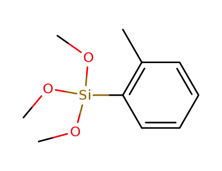 Molecular Structure of 158715-24-3 (trimethoxy(2-methylphenyl)silane)