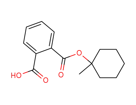 Molecular Structure of 960-24-7 (1-Methylcyclohexylphthalic Acid Ester)