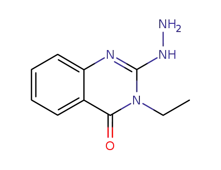 Molecular Structure of 86662-57-9 (3-ETHYL-2-HYDRAZINOQUINAZOLIN-4(3H)-ONE)
